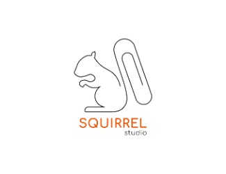 Projektowanie logo dla firmy, konkurs graficzny Squirrel+clip